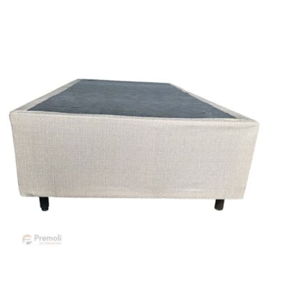 Base Solteira Velvet  88x188x30 Cor Bege  PLUMATEX