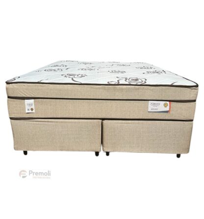 Conjunto Velvet  com Molas Ensacadas 158x198x74 Plumatex - Imagem 4