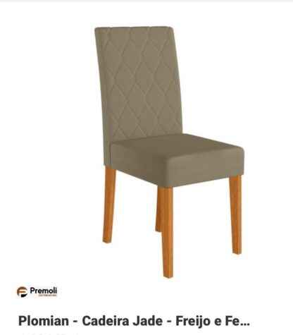 Mesa Helo 120X90 C/ Vidro freijo Off / Bege Poliman Imagens Ilustrativas - Imagem 4