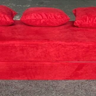 Bicama Suede Conforto Cor Vermelho Podem ter variações de tonalidade