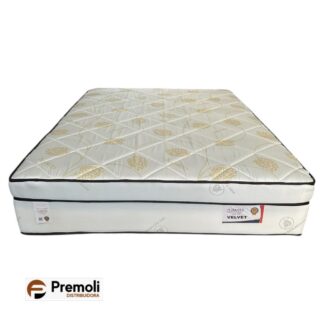 Colchão Velvet Casal Branco C/ Molas Ensacadas 138x188x32 Plumatex