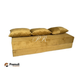 Bicama em Suede Premoli   Cor Ouro