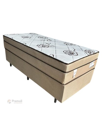 Conjunto Velvet Solteiro com Molas Ensacadas 74x188x88  Plumatex - Imagem 4