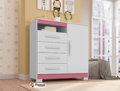 Cômoda Sapateira Cedro  Branco tx-2258 Incorplac - Imagem 2