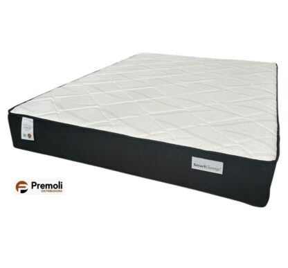 Colchão Casal Smart Classic Preto (138x188x22) - Molas Ensacadas - Plumatex