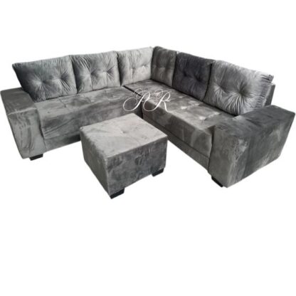 Sofa De Canto Linha Reta São Marcos Cor Cinza - Image 2