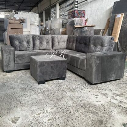 Sofa De Canto Linha Reta São Marcos Cor Cinza - Image 3