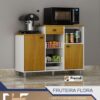 Fruteira Flora Cor Branco Acetinado Cinamomo  CHF Móveis!