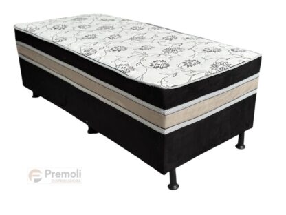 Cama Box D28 8Cm Luxo Izix Premoli 88x1.88x Alt. 65cm Variação de cor da estamparia