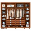 Guarda-roupa Casal Espartacus 6 Portas 6 Gavetas Freijó/off White -100% MDF - Imagem 3