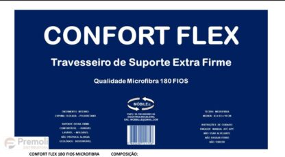 Travesseiro Confort flex  Fronha : 45 x 65 CM - Imagem 3