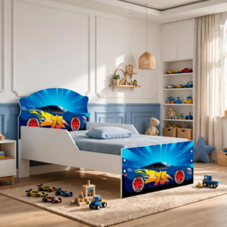 Cama Infantil Lívia Carro menino 100% MDF Código 08