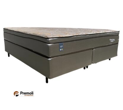 Conjunto King Size Pluma Spring Molhe Verticoll 193x203x70cm - Imagem 2
