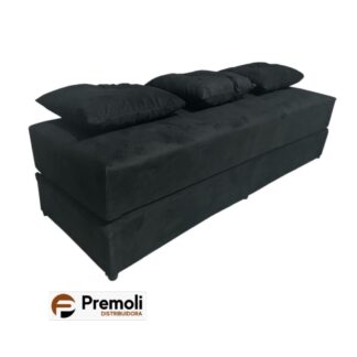 Bicama Suede Conforto Cor Preta Podem ter variações de tonalidade