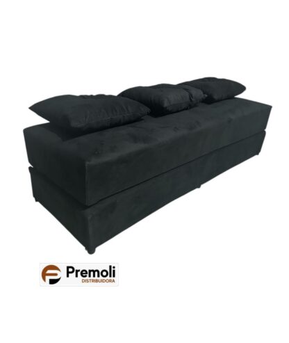 Bicama Suede Conforto Cor Preta Podem ter variações de tonalidade