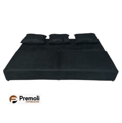 Bicama Suede Conforto Cor Preta Podem ter variações de tonalidade - Imagem 2