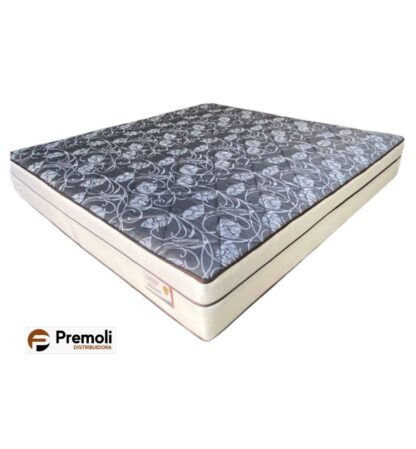 Colchão Velvet Preto C/ Molas Ensacadas 193x203x32 Plumatex