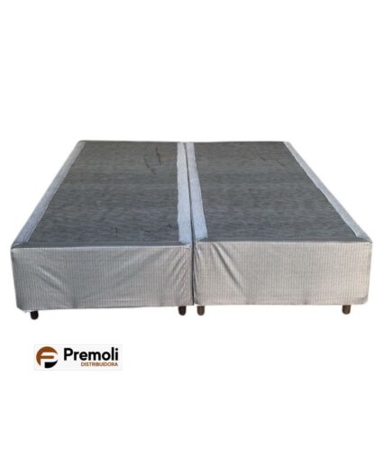 Base Velvet 158X198X30 Cor Cinza  PLUMATEX