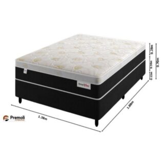 Conjuto  Smart Flex  de Molas Ensacadas 138x188X30  Plumatex Pode Existir variação de estampa