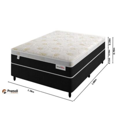 Conjuto  Smart Flex  de Molas Ensacadas 138x188X30  Plumatex Pode Existir variação de estampa