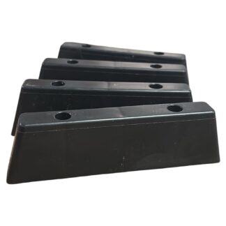 Kits com 4 Pés  Plásticos Preto