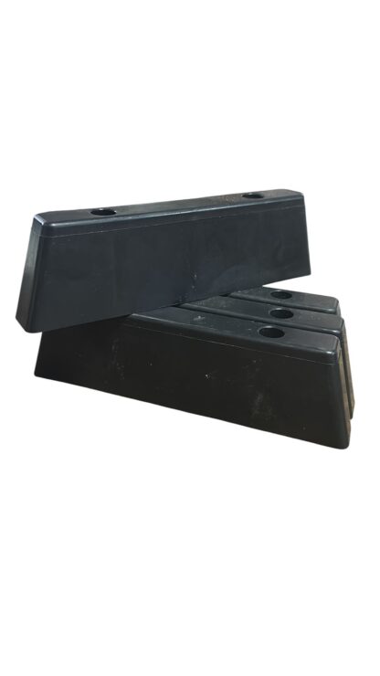 Kits com 4 Pés  Plásticos Preto - Imagem 2