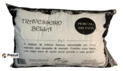 Travesseiro Bella  Tradicional 50x70 Fibras