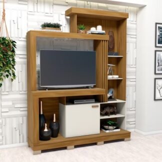 A Estante Tulum , projetado  TV de até 46 polegadas. avelan