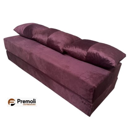 Bicama Suede Premoli Cor Vinho Escuro Podem ter Variações De Tonalidade