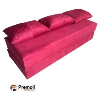 Bicama Suede Premoli Cor Vermelho Escuro Podem ter variações de tonalidade