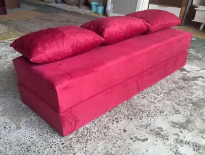 Bicama Suede Premoli Cor Vermelho Escuro Podem ter variações de tonalidade - Imagem 2
