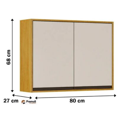 Aéreo Eduarda 2 Portas em MDF  80cm CHF Moveis