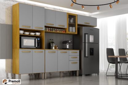 COZINHA AVILA CINAMOMO/CINZA  CHF