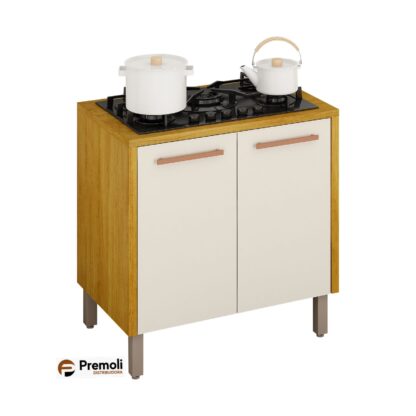 Cozinha Dona SEM LED   completa balcão 120 pega pia e balcão de 80 pra cooktop 100 porcento MDF - Imagem 5