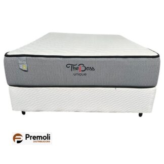 Conjunto Premium Unique The Boss Cinza 100% Espuma 138x188x67