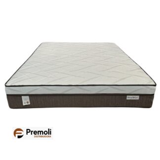 Colchão Smart Flex Marrom/Branco Molas Ensacadas 158x198X30 Plumatex