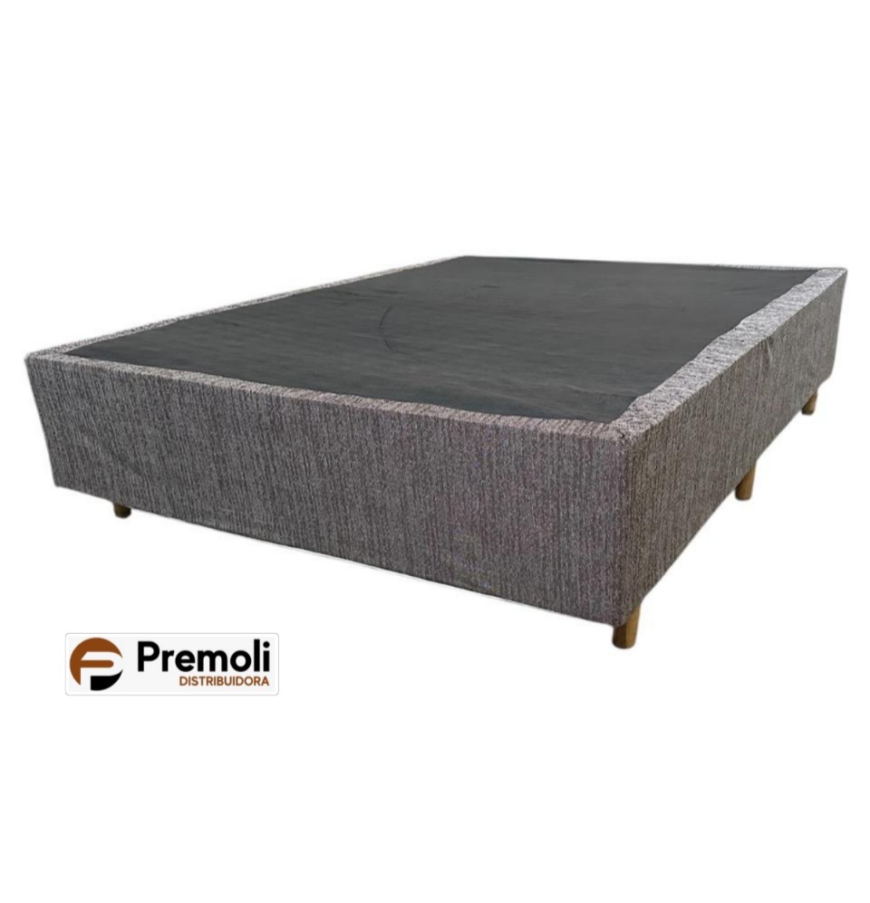 Base Cayambè Smart Flex 138X188X30 Cor Marrom PLUMATEX