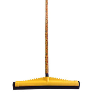 Rodo 30cm Base plastica e borracha Com cabo cores variadas