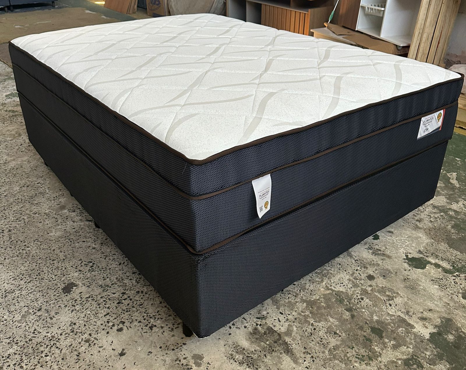 Conjunto LT 138x188x74 Suporte 150kg Molas Ensacadas Plumatex - Imagem 2