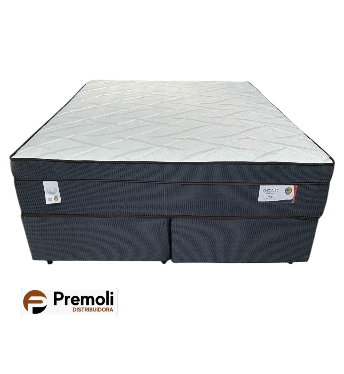 Conjunto LT 158x198x74 Suporte 150kg Molas Ensacadas Plumatex