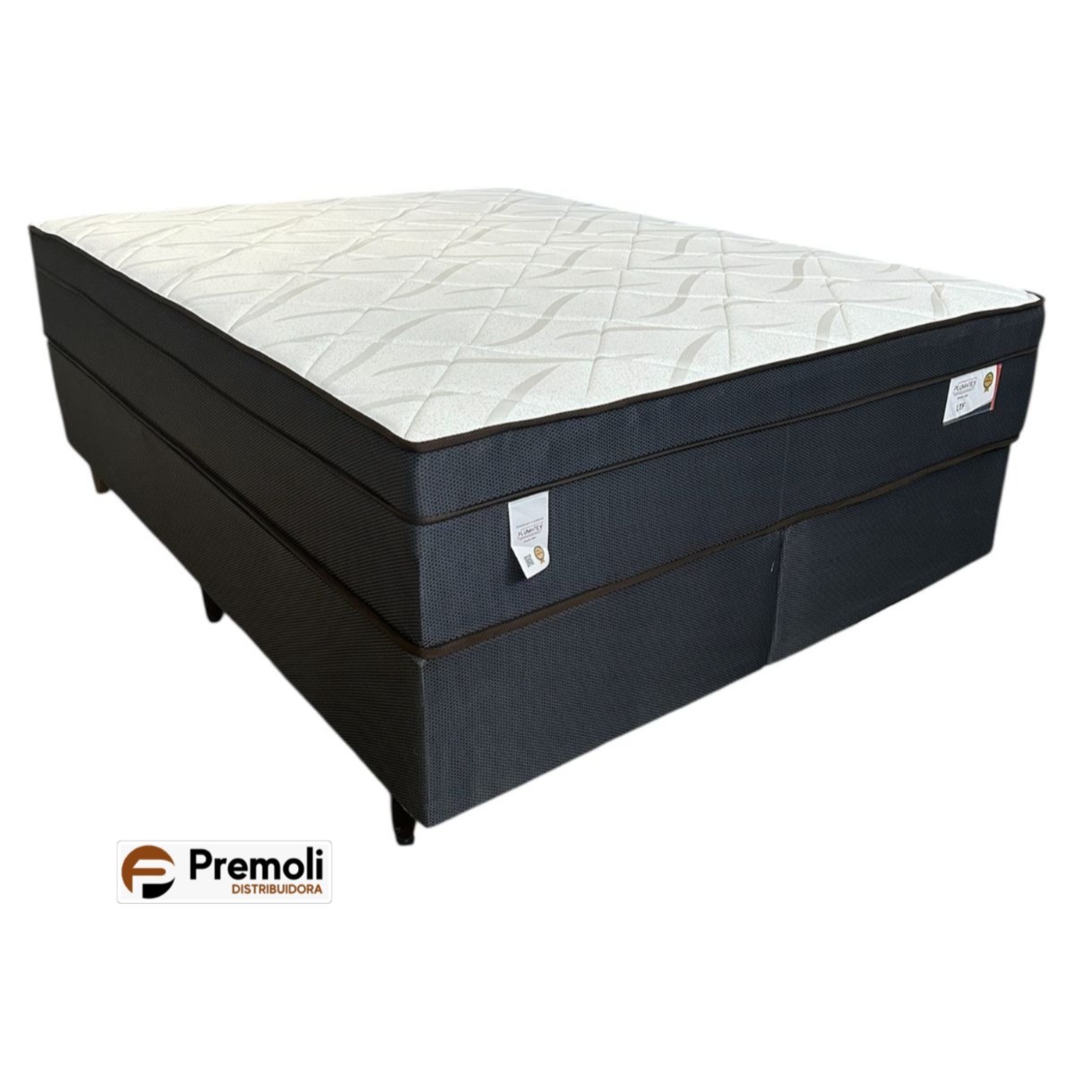 Conjunto LT 158x198x74 Suporte 150kg Molas Ensacadas Plumatex - Imagem 3