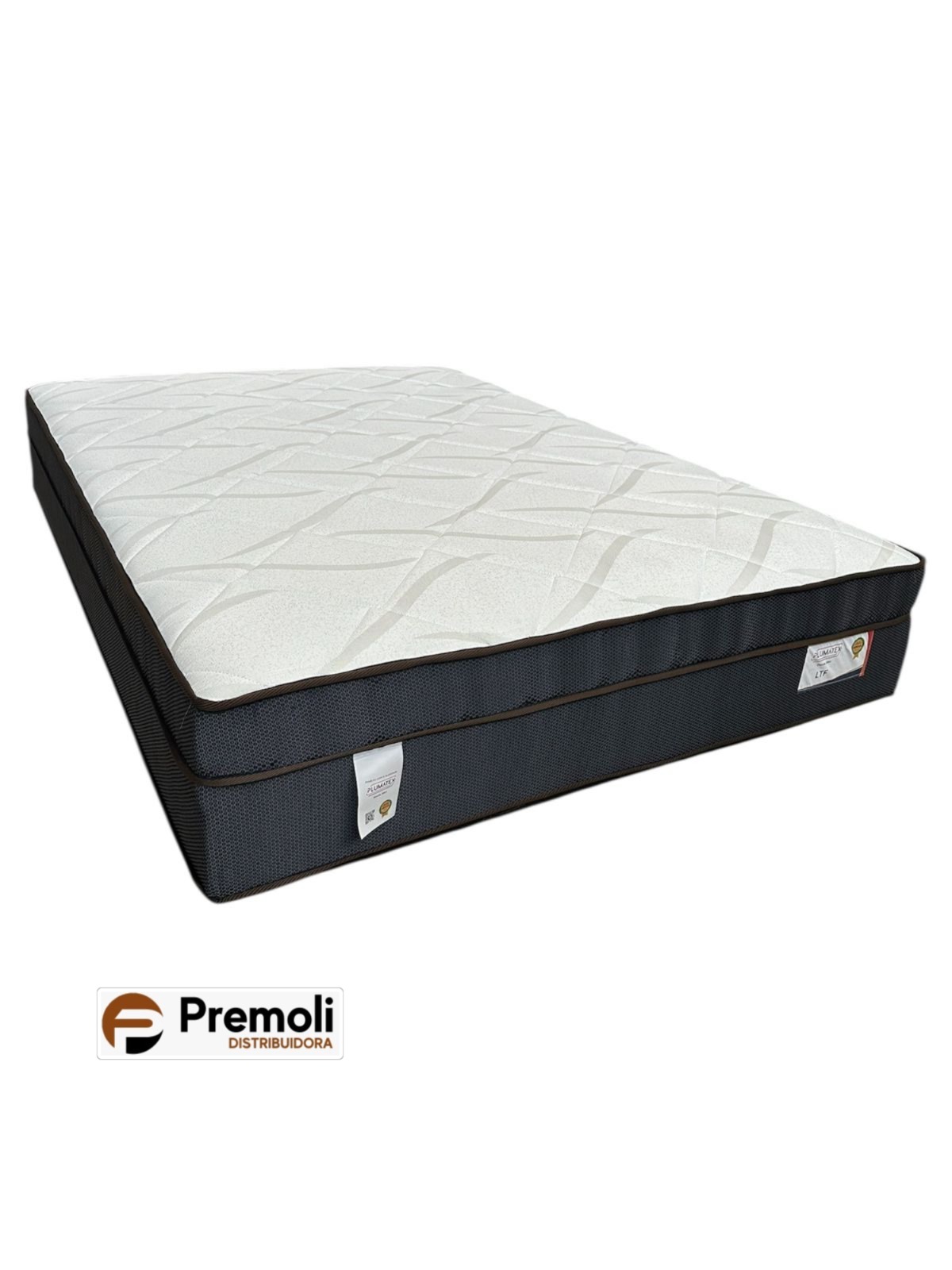 Colchão LT 138x128x32 Suporte 150kg Molas Ensacadas Plumatex - Imagem 3