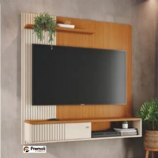 Bancada Suspensa Aurora Largura:160,5cm Cinamomo/Off-White - Madetec