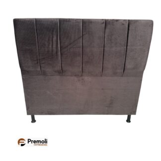 Cabeceira Palito Bolinha Casal 138x Cor Marrom Escuro Premoli Pode Ter Variação De Cor