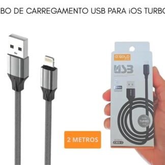 Cabo Usb 2 M Tipo  iOS Turbo Carregamento Rápido