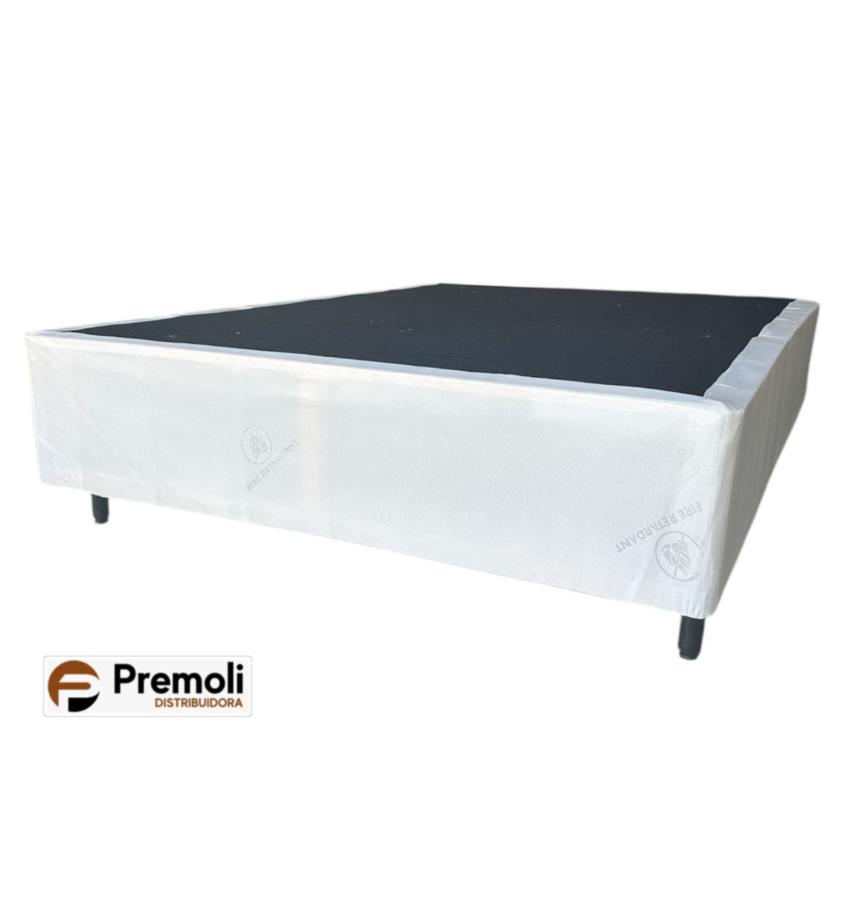 Base Casal Velvet 138x188x30 Cor Branca Pulmatex