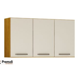 Aéreo com 3 portas,malta cinamomo/off chf moveis