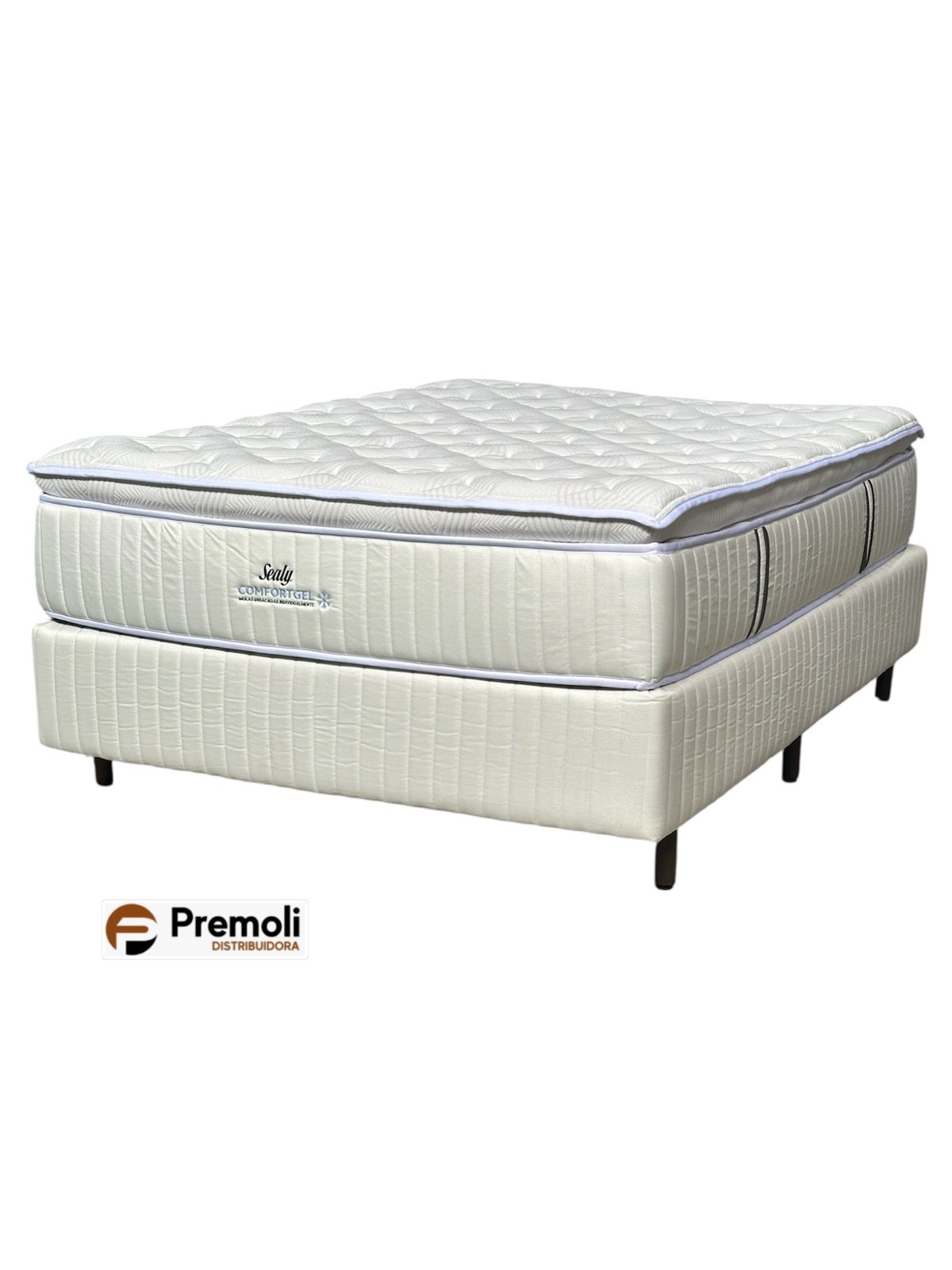 Colchão Sealy Comportgel 138x188x Molas Ensacadas Individalmente Plumatex