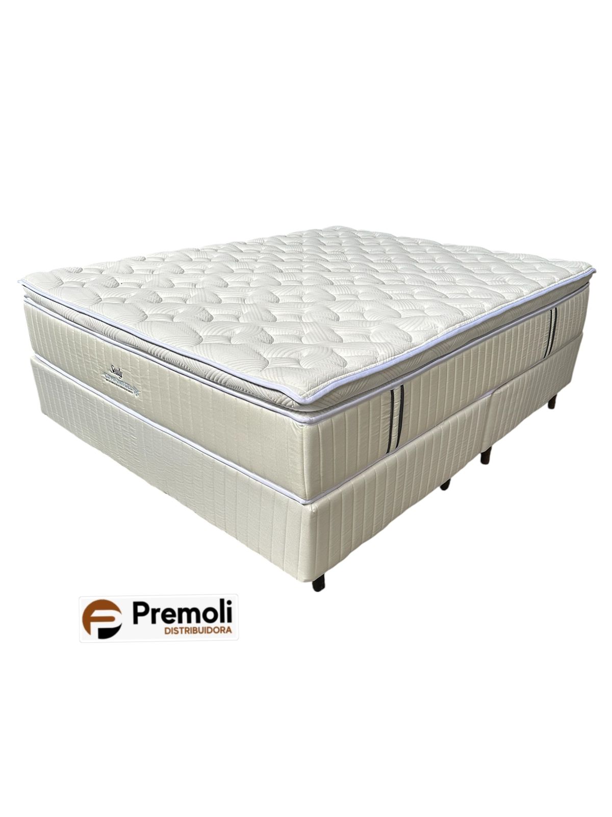 Colchão Sealy Comportgel 158x198x Molas Ensacadas Individalmente Plumatex