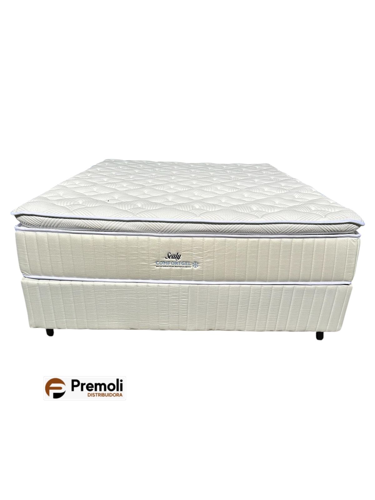 Colchão Sealy Comportgel 158x198x Molas Ensacadas Individalmente Plumatex - Imagem 2